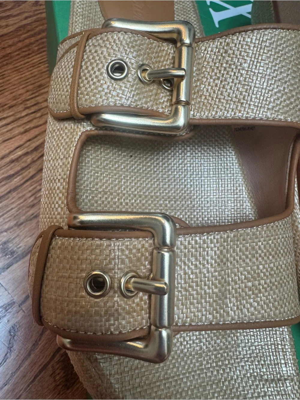 J.Crew Raffa Two Strap Buckle Marlow Sandal